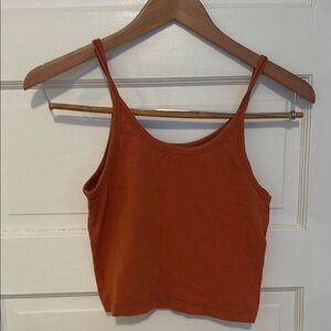 ARQ Orange Spaghetti Strap Top Size S